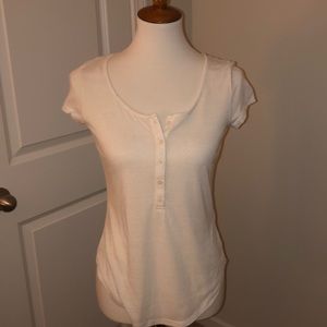 Crime Speckled Henley Tee